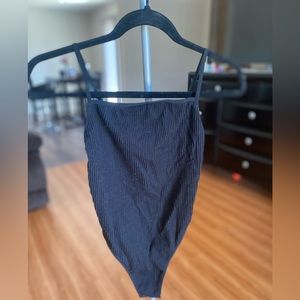 Strappy back body suit